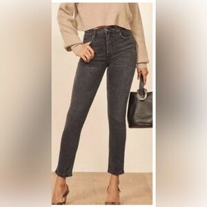 Reformation high and skinny crop jeans in Avalon wash size 25